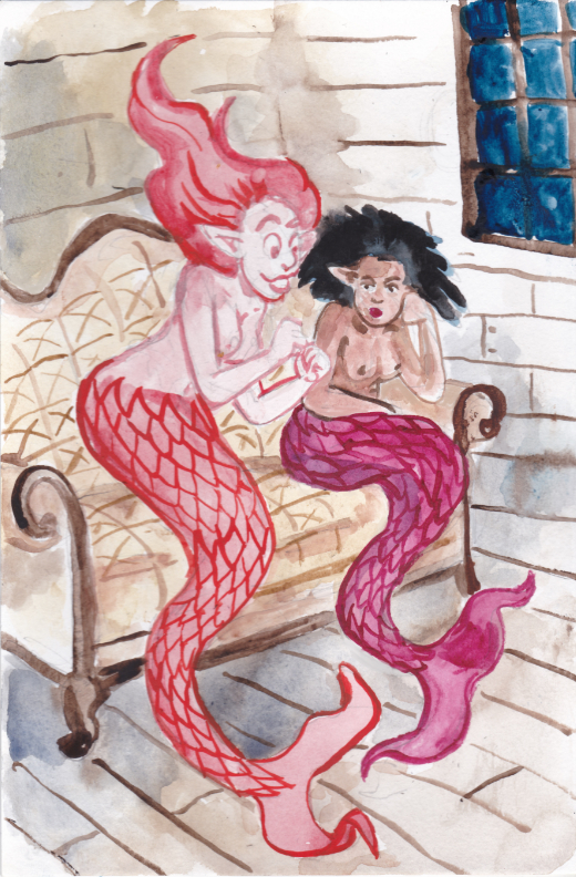 mermay 2022 mermaids illustration watercolor winning emotional