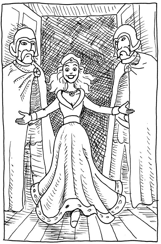 asoiaf a song of ice and fire a storm of swords illustration pen and ink margaery tyrell Arryk Erryk left and right maidenvault