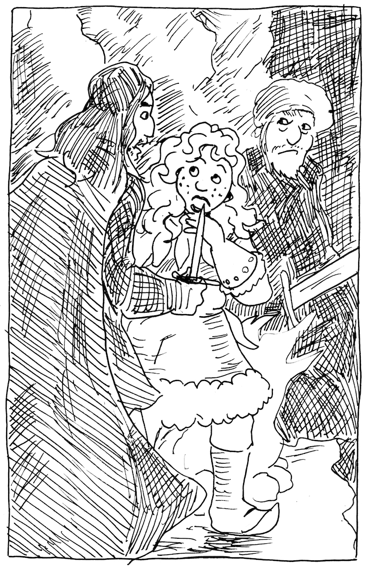 In today's A Clash of King's illustration Jon meets Ygritte for the first time. wildling snow asoiaf a song of ice and fire stonesnake the night's Watch pen and ink illustration