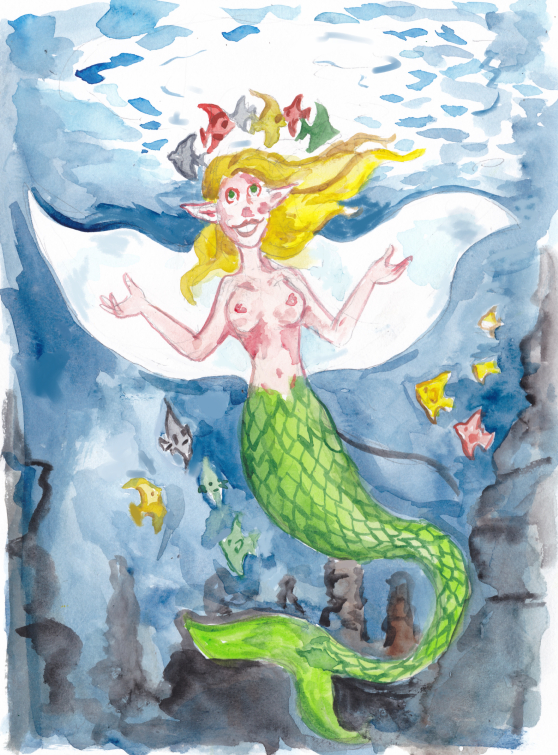 Mermay 2021 mermaid fish halo swimming angelic