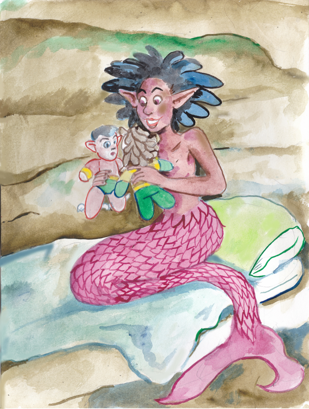 mermay 2024 mermaid dolly namor sub-mariner  jason mamoa aquaman dolls